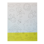 Аппликация Alingar, пакет с европодвесом, "Животные"