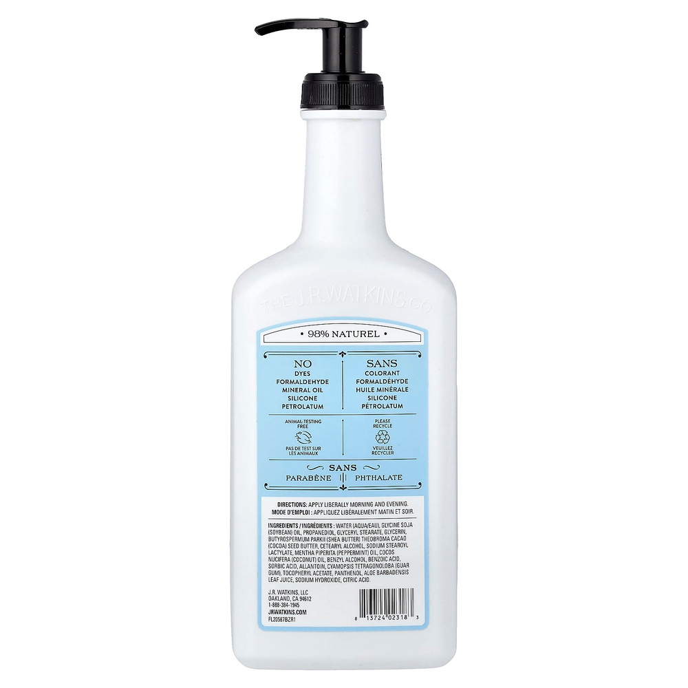 J R Watkins, Лосьон для ног и тела, перечная мята, 532 мл (18 жидк. унц.)