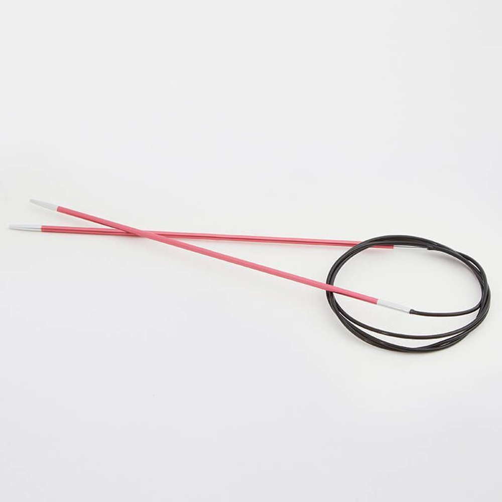 Спицы круговые Zing, 8мм/80см, KnitPro,(47136)