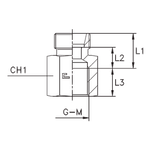 Соединение PS DS38 BSP 1.1/2 (корпус)