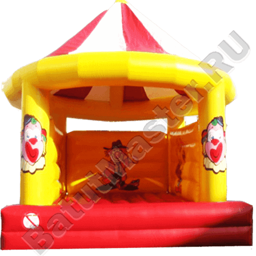 Коммерческий надувной батут "Арена цирка" с крышей