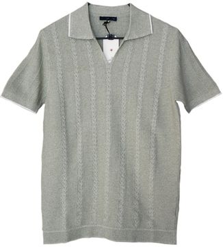 Футболка Поло из хлопка и льна MeleCL (Турция). Р-ры 46-52