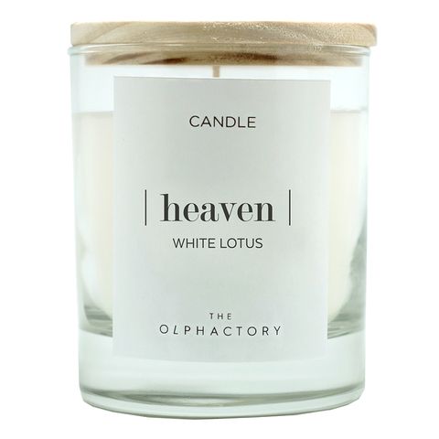 Свеча ароматическая the olphactory, heaven, Белый лотос, 40 ч