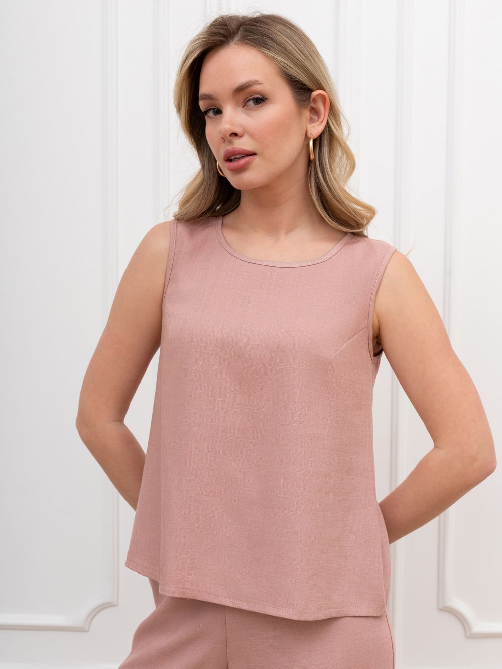 Блузка (топ) Сибелла-5 Виотекс ПУДРОВЫЙ