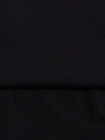 Черная мужская летняя повседневная однотонная хлопок