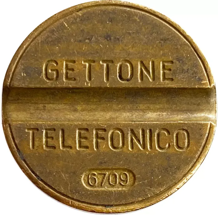 Телефонный жетон «Gettone Telefonico» Италия