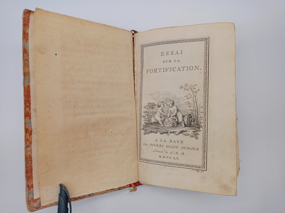 "Essai sur la fortification. Эссе об укреплении.". Henrik Horft (Генрих Горст ). 1744 г.