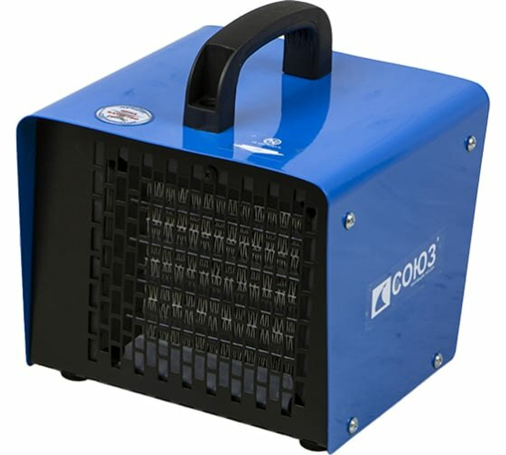 Тепловентилятор СОЮЗ ТВС-2020К 2000Вт напольн керамич. 2 реж, защит.от перегрева (ТВС-2020К)