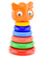 Пирамидка "Совенок" 6 колец (Пластмастер)