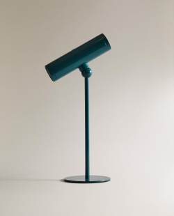 Zara Home Настольная лампа, цвет бирюзовый, 29.5 см