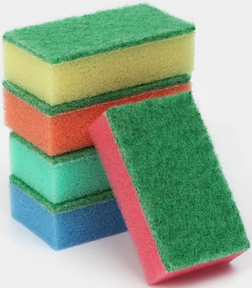 Губка для посуды 5шт/упак. Эконом