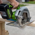 Аккумуляторная циркулярная пила Greenworks GD24CS, 1500907,24v, без АКБ и ЗУ