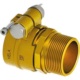 Зажимной наконечник для полимерных труб Ду20-110, PN10, Hela