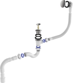 Сифон для ванны Aquant V682 1 1/2"х40