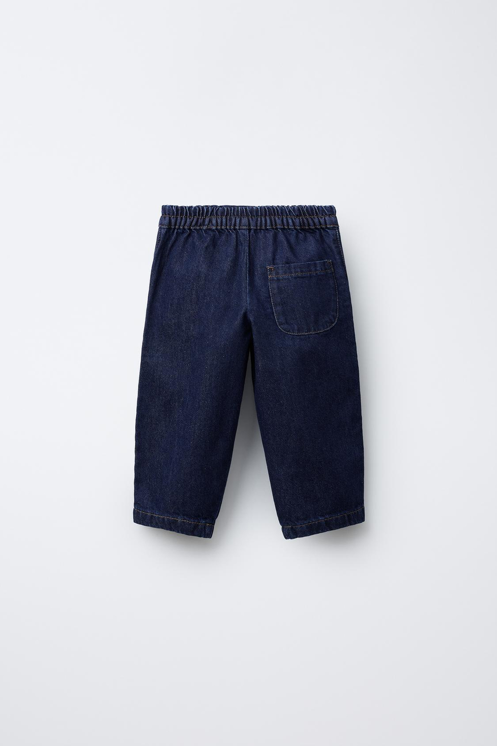 ZARA ДЖИНСЫ BAGGY С ДЕКОРАТИВНЫМИ ШВАМИ, СИНИЙ