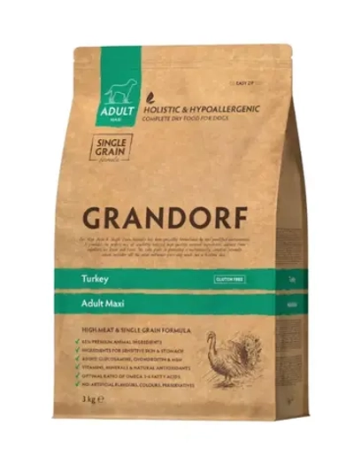 GRANDORF DOG Turkey MAXI (Грандорф Дог Макси) сухой корм для собак крупных пород 3 кг