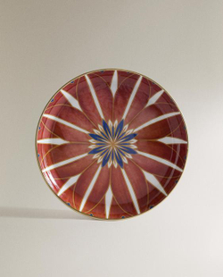 ZARA HOME - MARISA BERENSON ДЕКОРАТИВНЫЙ ПОДНОС, КОРАЛЛОВЫЙ