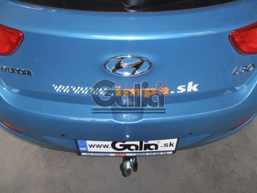 Фаркоп оцинкованный Galia H086A для Hyundai i30 хетчбек 2012-, Kia Ceed хетчбек 2012-(паспорт и сертификат в комплекте)(без электрики)