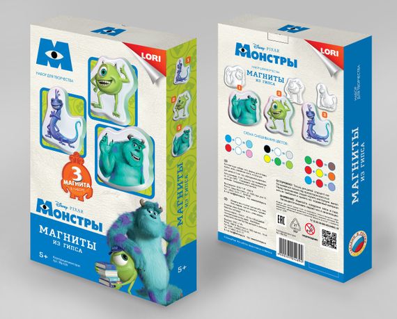 Магниты из гипса Disney &quot;Корпорация монстров&quot;