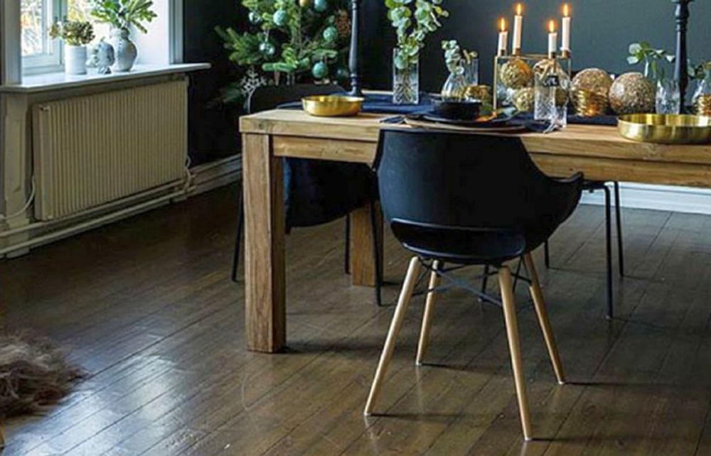 Кресло пластиковое Papatya Opal Wox Pro Beech, натуральный, черный