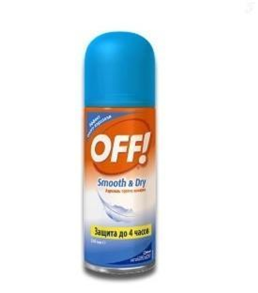 Аэрозоль от комаров OFF! Smooth&Dry 100мл