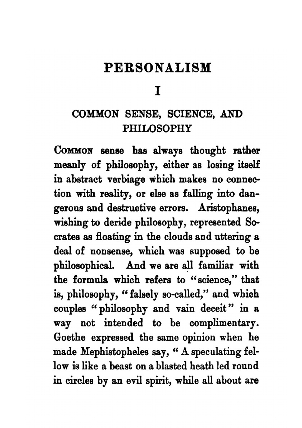 Personalism | Bowne Borden Parker