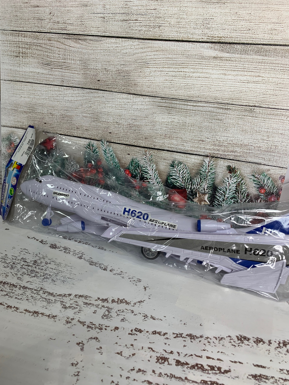 Самолет инерционный со светом и музыкой арт. 130264