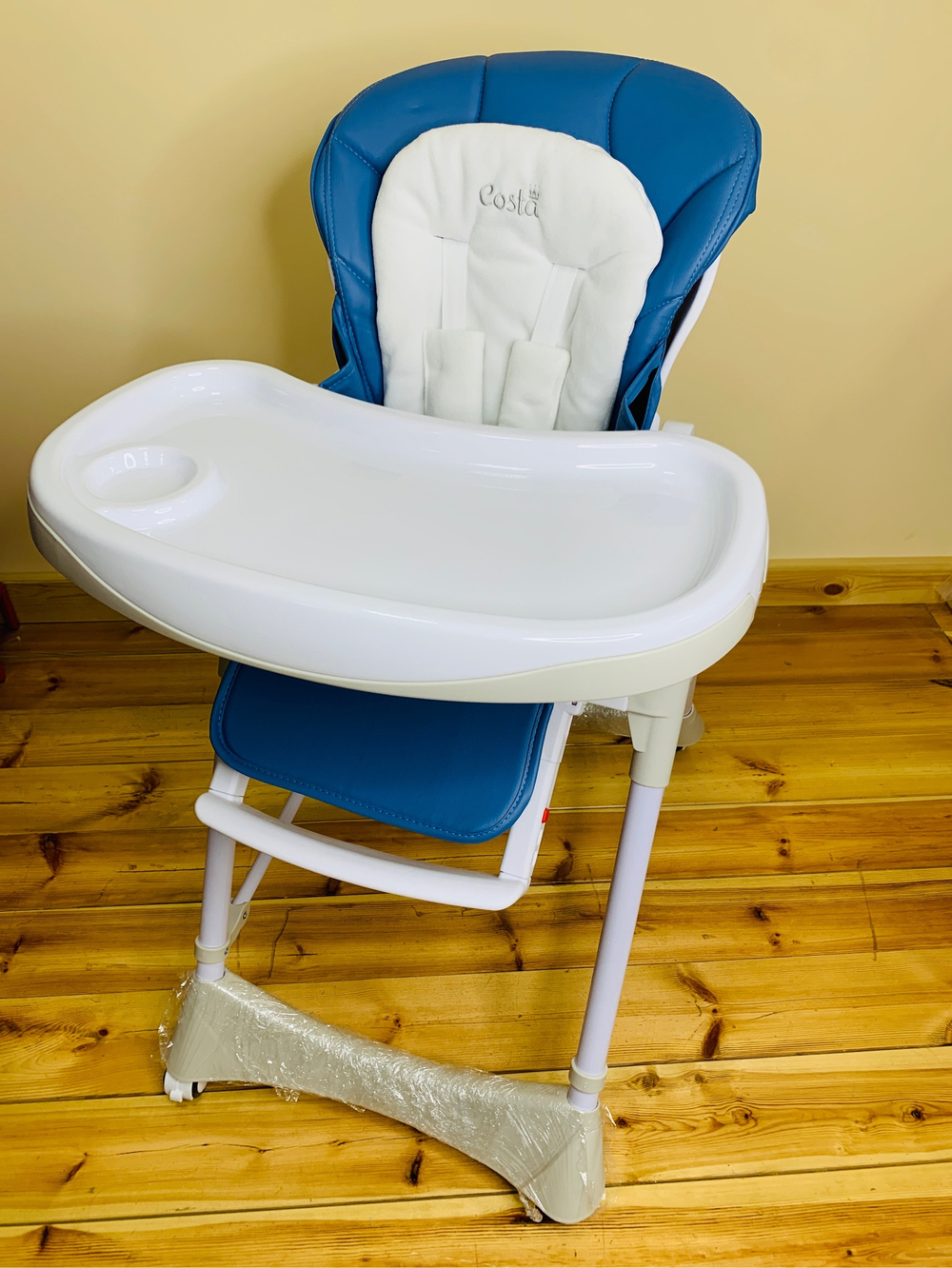 Стульчик для кормления "Farfello Costa Cosy" Сине-серый (Сине-серый / ocean blue; СС-05)