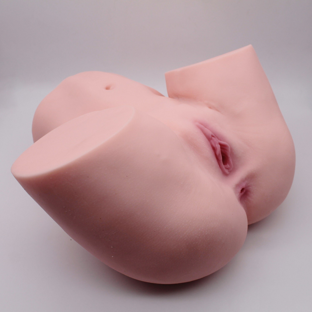 Мастурбатор реалистичный вагина и анус телесный 29 см