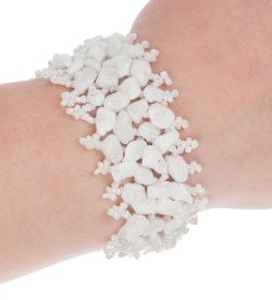 Y-KB005 Браслет из бисера с камнем Обсидиан