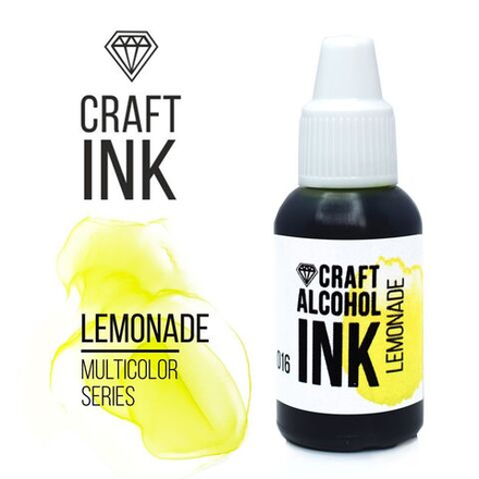 Спиртовые чернила Craft INK, Lemonade (Яркий лимонный), 20мл
