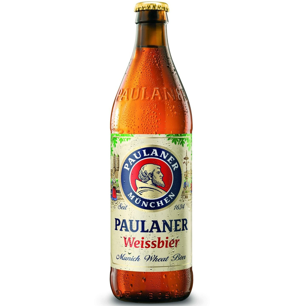 Пиво Paulaner Hefe-weissbier Naturtrub 0,33 л. glass