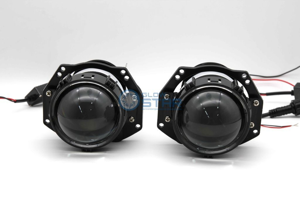 Светодиодные билед модули Aozoom A16 Bi-Led, 3.0 дюйма, крепление 3R и под гайку, драйвер внешний (комплект, 2шт)
