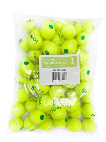 Мячи для тенниса детские SEVENSIX GREEN 60B