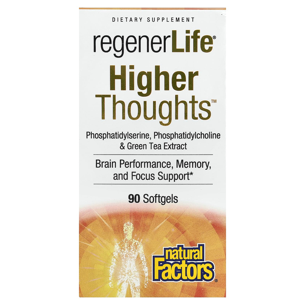 Natural Factors, RegenerLife®, Higher Thoughts™, 90 капсул