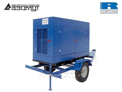 Дизельный генератор Азимут ЭД-30-Т400-1РПМ19 Ricardo на шасси в капоте