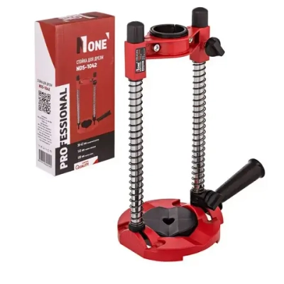 Стойка для дрели NUMBER ONE NDS-1042, диаметр 38-42 мм, глубина 145мм, ограничитель, алюминивое основание