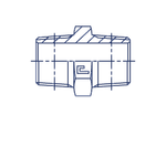 Соединение P NPT 1.1/2" NPT 1.1/2"