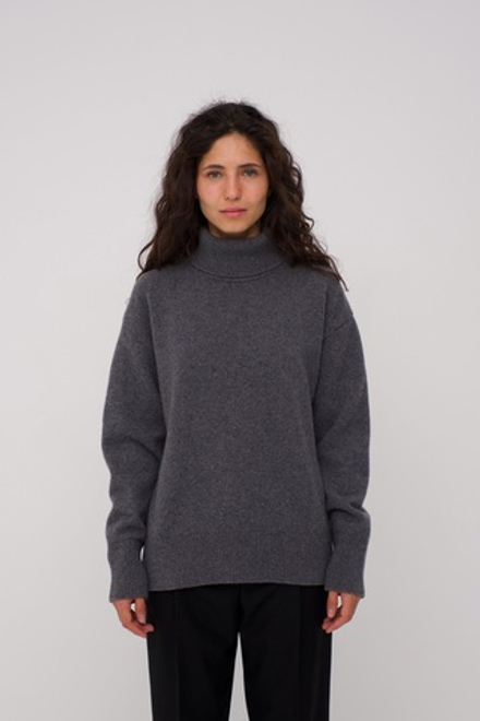 Джемпер Special 2.0 из мериноса и кашемира с высоким воротом