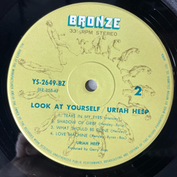 Винтажная виниловая пластинка LP Uriah Heep Look At Yourself (Япония 1972) (Оби)