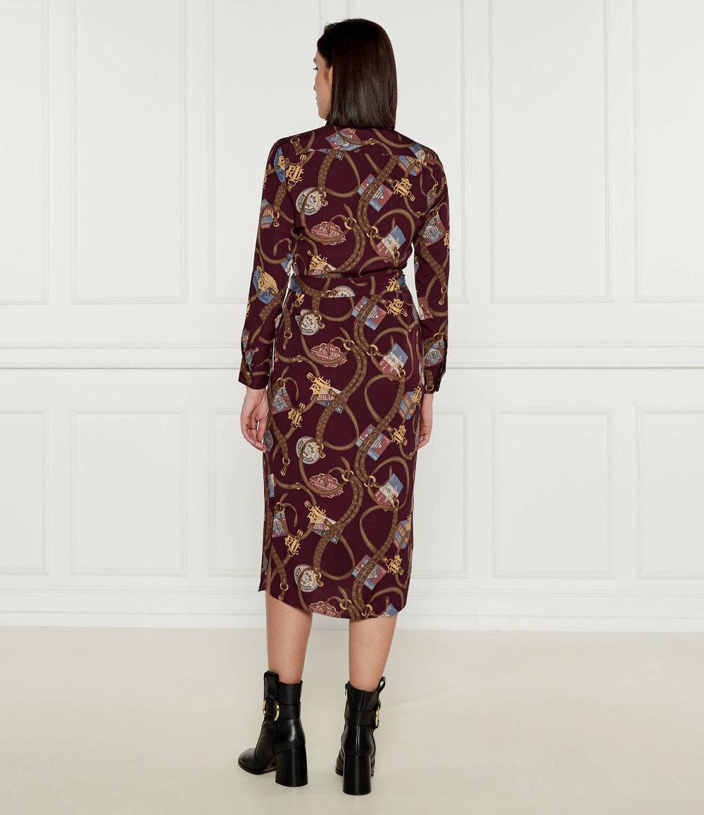 Платье FAYELLA LAUREN RALPH LAUREN - бордовый(200951294)