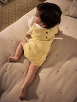 Вязаная футболка и шорты в комплекте для малышей Next AA8-204, Желтый