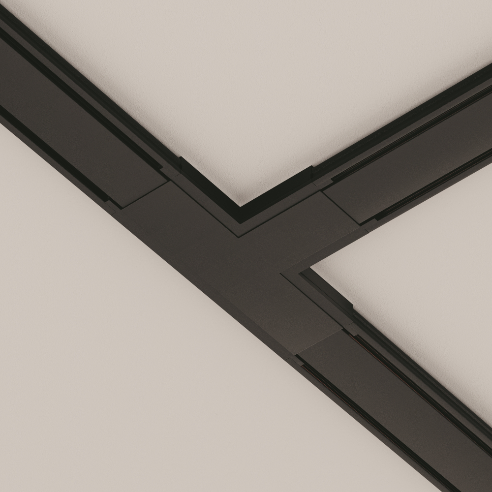 Коннектор питания T-образный для магнитного шинопровода Maytoni Radity TRA084CT-11B