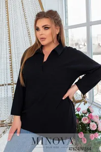 Рубашка 564-черный Minova