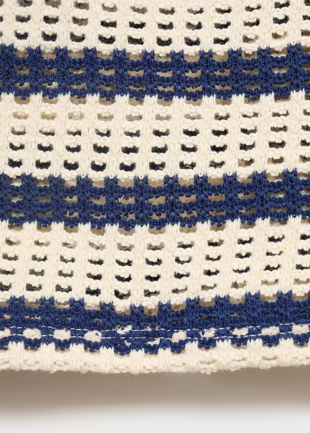 Кардиган в полоску с короткими рукавами