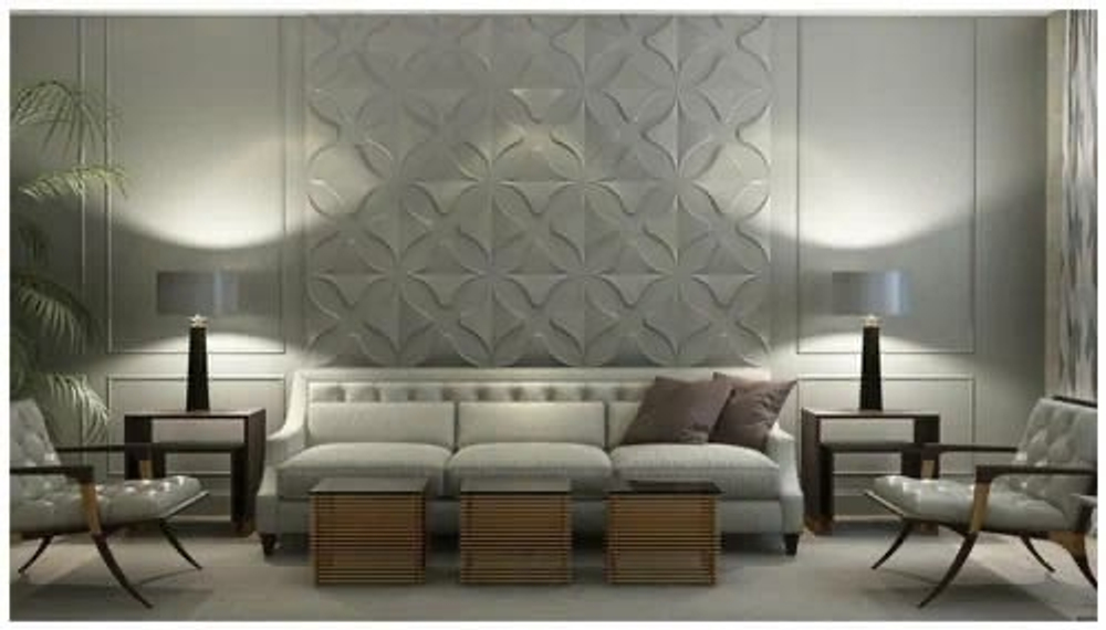 Гипсовая панель Четырехлистник