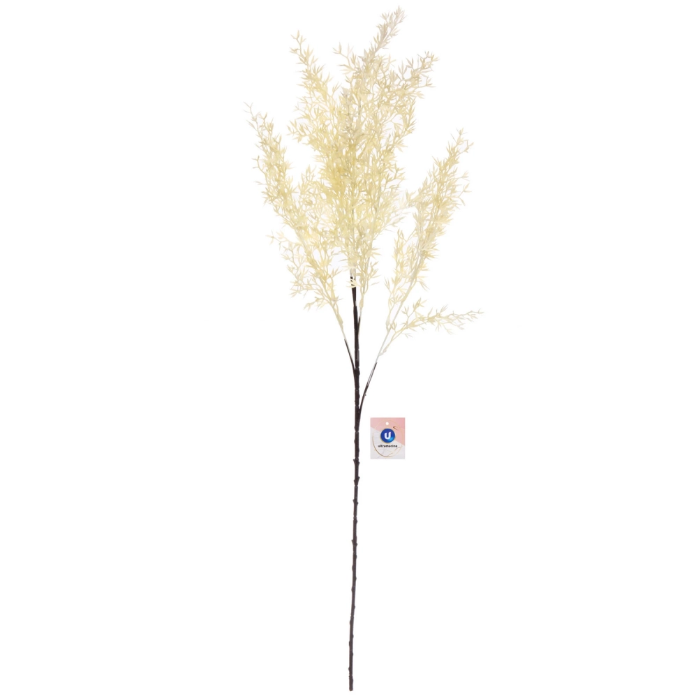 Искусственные цветы «Волшебная трава» 80см цвет белый