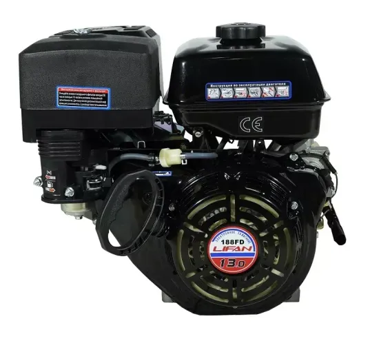 Двигатель бензиновый "LIFAN" 188FD (13 л.с., эл стартер, катушка 18А)