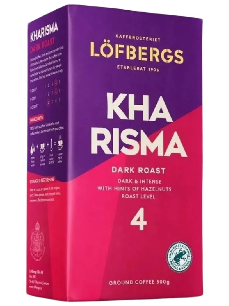 Кофе молотый Lofbergs Kharisma 500 гр