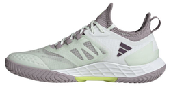 Женские Кроссовки теннисные Adidas Adizero Ubersonic 4.1 - cloud white/aurora met. S24/crystal jade S2